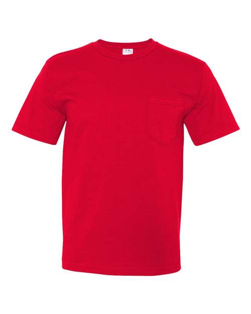 Unisex USA-Made Midweight Pocket T-Shirt - Image 6