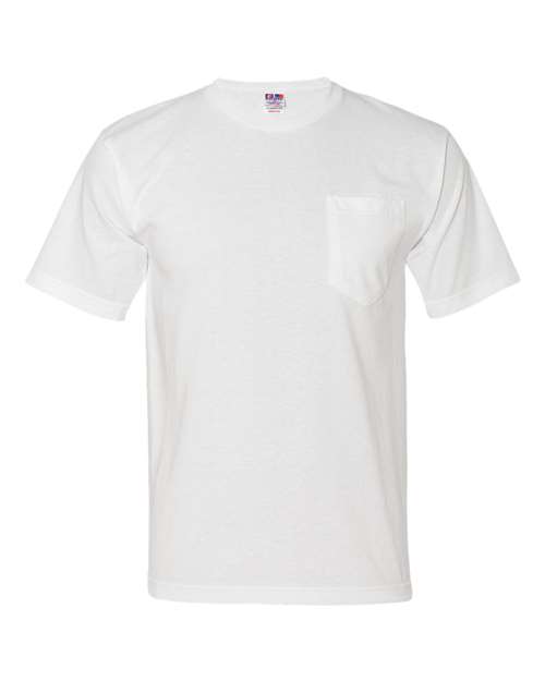 Unisex USA-Made Midweight Pocket T-Shirt - Image 8