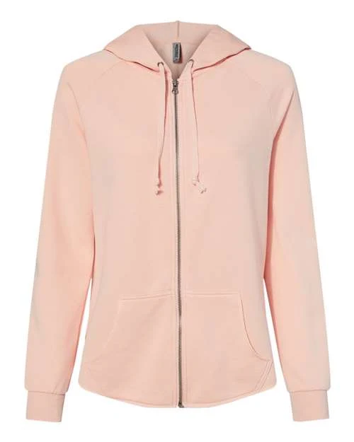 Women's California Wave Wash Full-Zip Hooded Sweatshirt - Image 2
