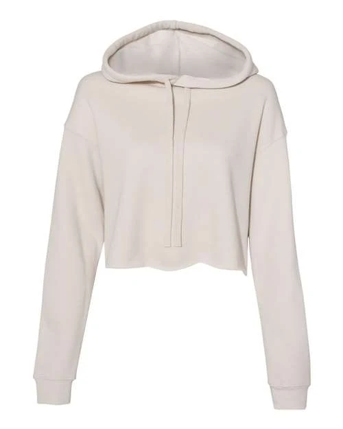 Women's Crop Fleece Hoodie Sweatshirt - Image 6