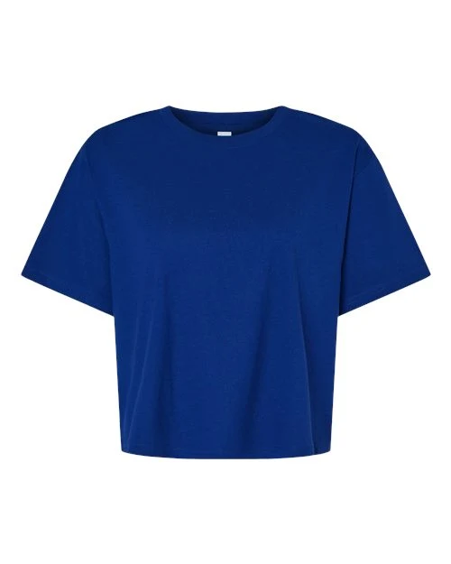 Women's Fine Jersey Boxy Tee - Image 9