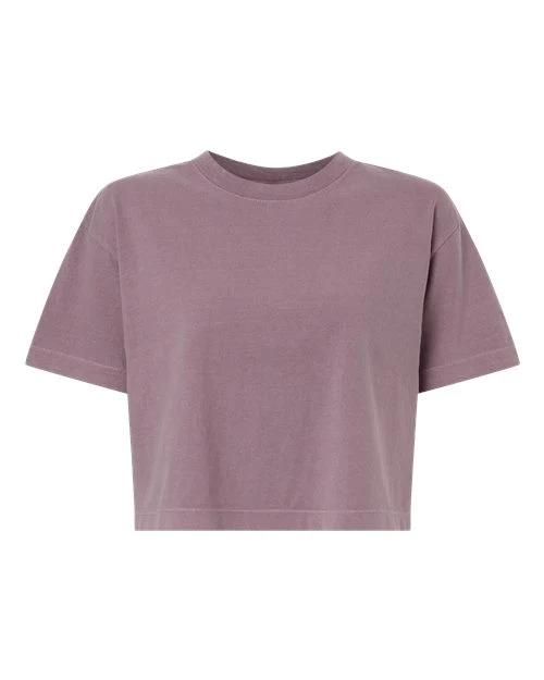Women's Garment-Dyed Heavyweight Cropped Tee - Image 6