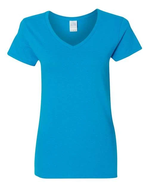 Women's Heavy Cotton™ V-Neck T-Shirt - Image 13
