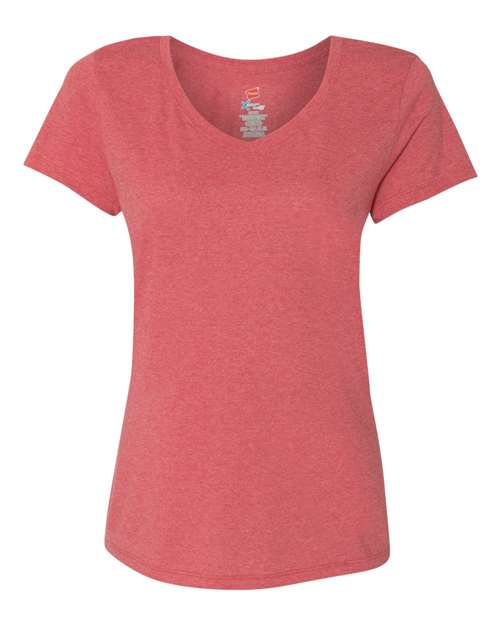 Women's Perfect-T Triblend V-Neck T-Shirt - Image 4