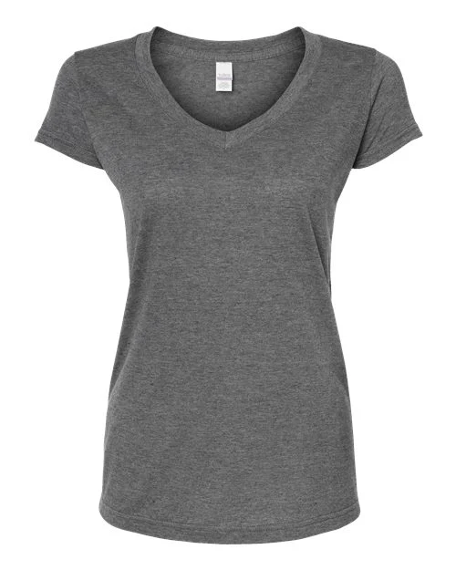 Women's Poly-Rich V-Neck T-Shirt - Image 2