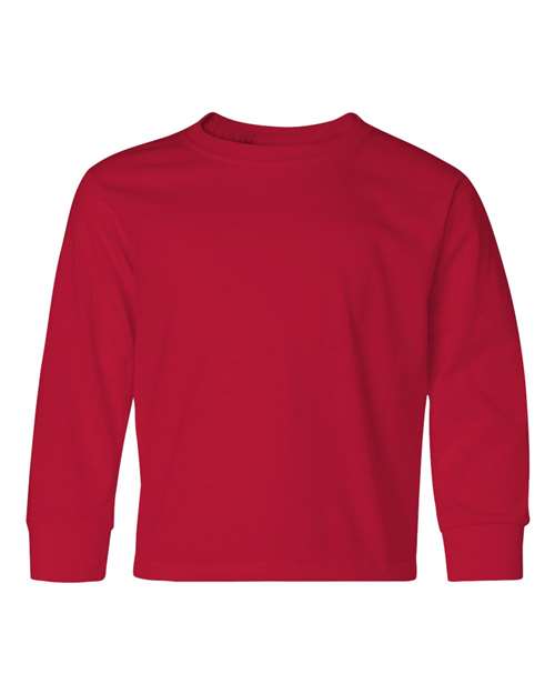 Youth Dri-Power® Long Sleeve 50/50 T-Shirt - Image 7