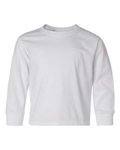 Youth Dri-Power® Long Sleeve 50/50 T-Shirt - Image 8