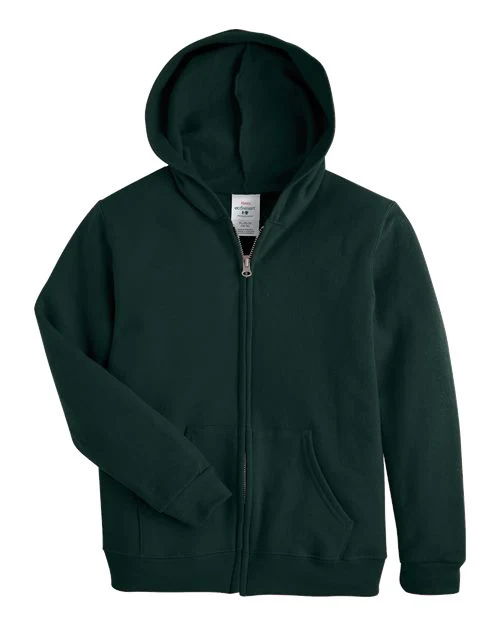 Youth EcoSmart® Full-Zip Hooded Sweatshirt - Image 2