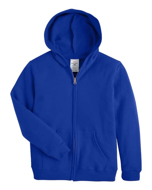 Youth EcoSmart® Full-Zip Hooded Sweatshirt - Image 3