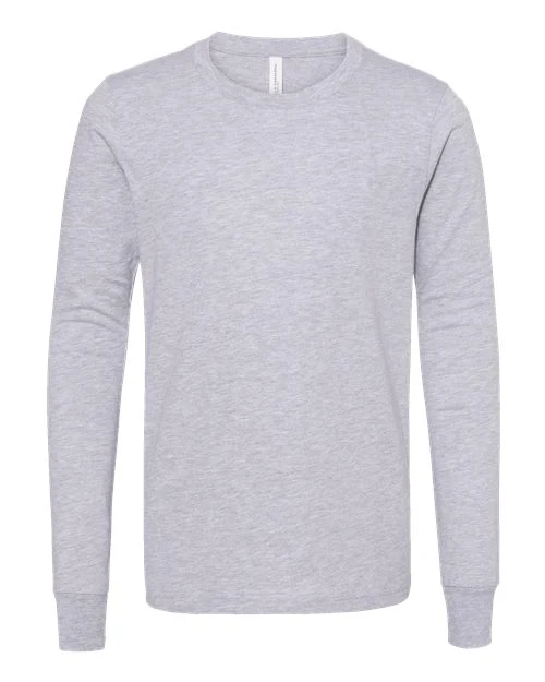 Youth Heather CVC Long Sleeve Tee - Image 2