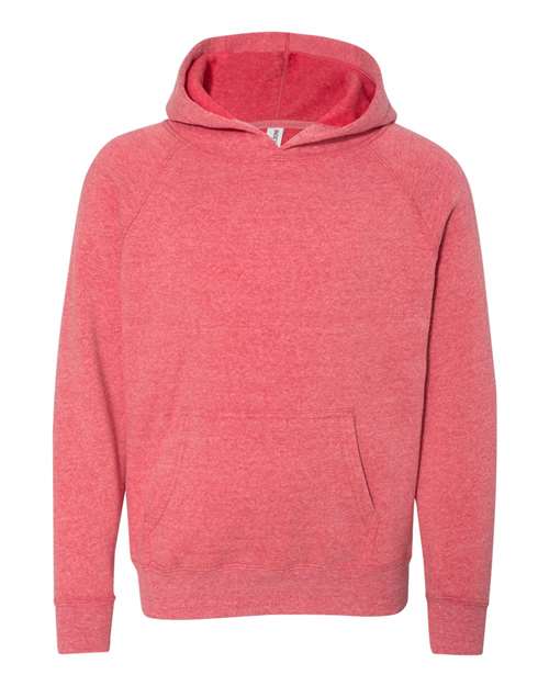 Youth Lightweight Special Blend Raglan Hooded Sweatshirt - Image 10