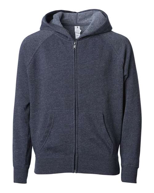 Youth Lightweight Special Blend Raglan Zip Hood - Image 3