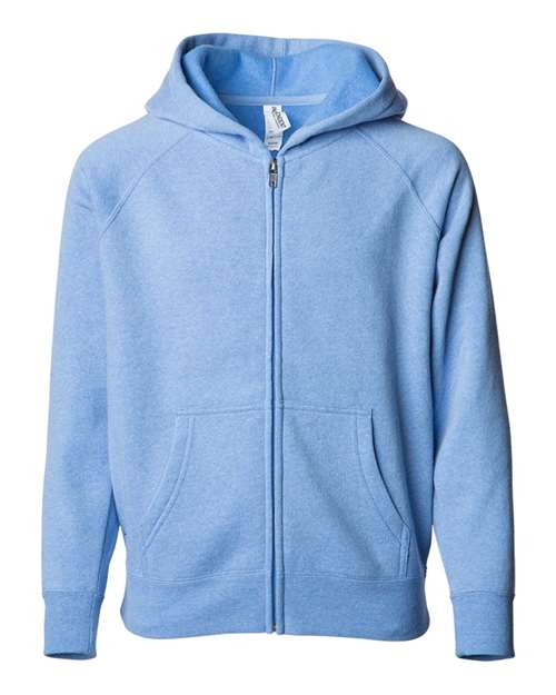 Youth Lightweight Special Blend Raglan Zip Hood - Image 6